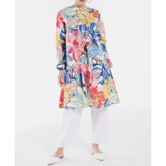 Womens Dress 1 36-38 Boho Tiered Statement Floral Artsy Hippie‎ Festival Summer - Picture 9 of 9